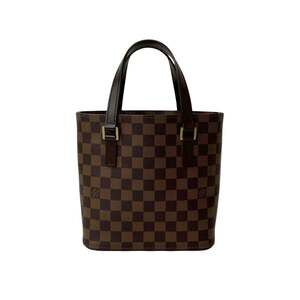 LOUIS VUITTON Authentic Vintage Brown Damier Leather Tote Bag